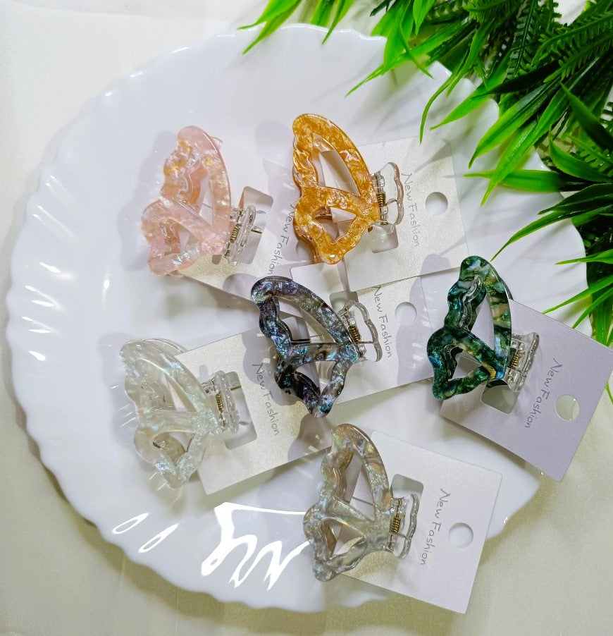 Korean double layered hair claw clips SS-19