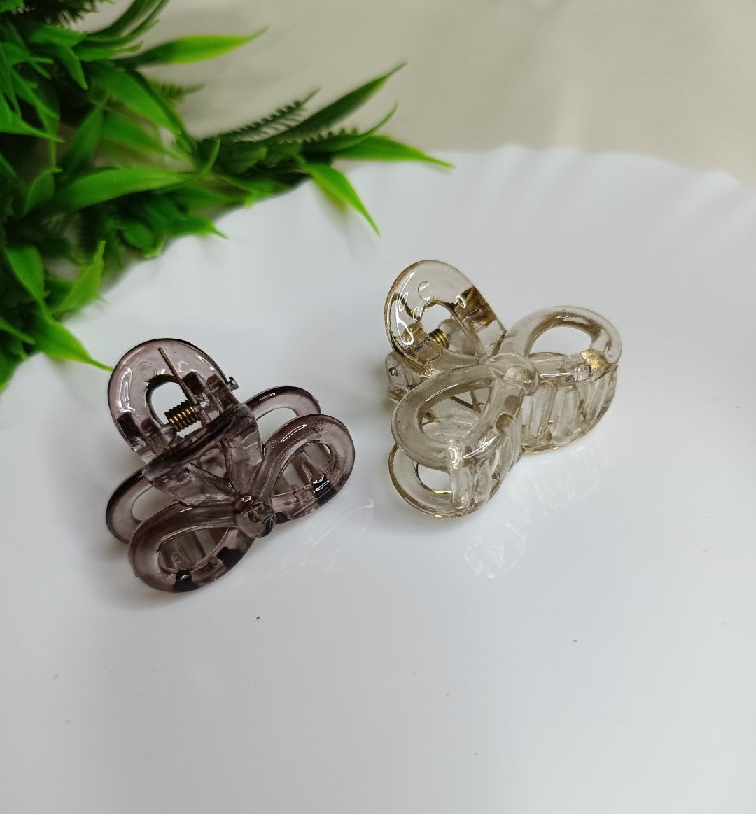 Trendy Glossy Bow Hair Claw Clips – SS-76