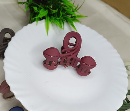 Elegant matte Tulip big hair claw clips SS-10