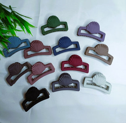 trendy matte shell hair claw clips SS-13