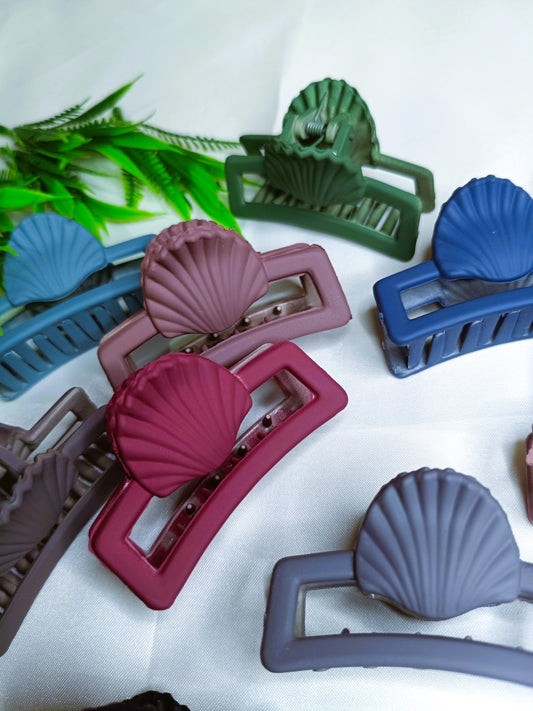 trendy matte shell hair claw clips SS-13