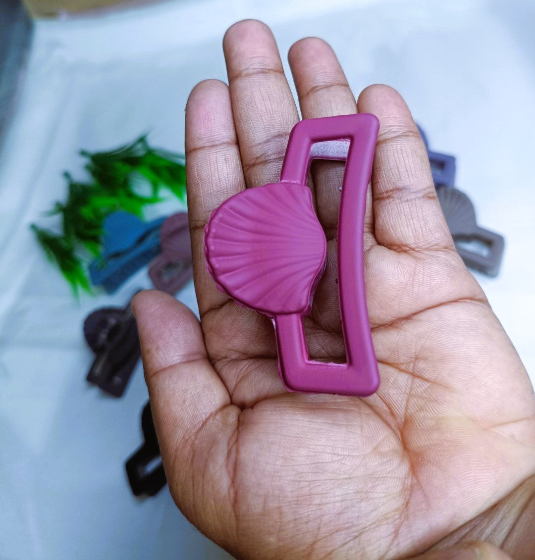 trendy matte shell hair claw clips SS-13