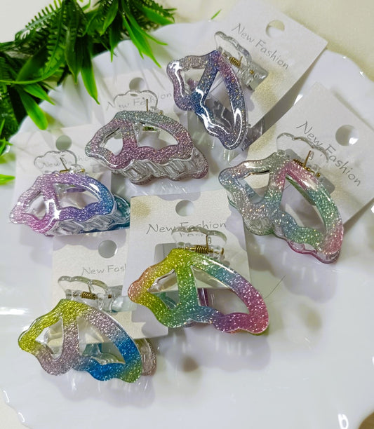 Korean double layered hair claw clips SS-15