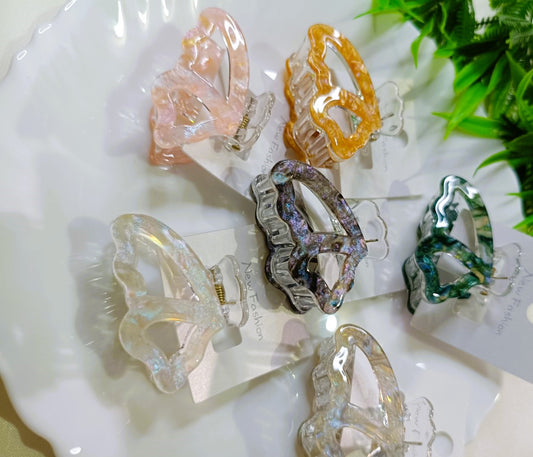 Korean double layered hair claw clips SS-19