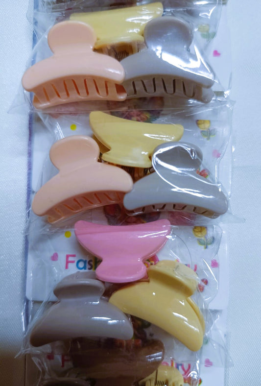 Classic women 3 small hair claw clips SS-21