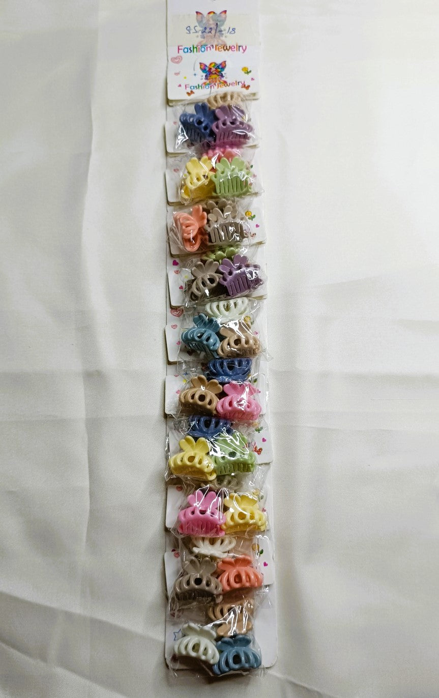 Classic women 3 small hair claw clips SS-22