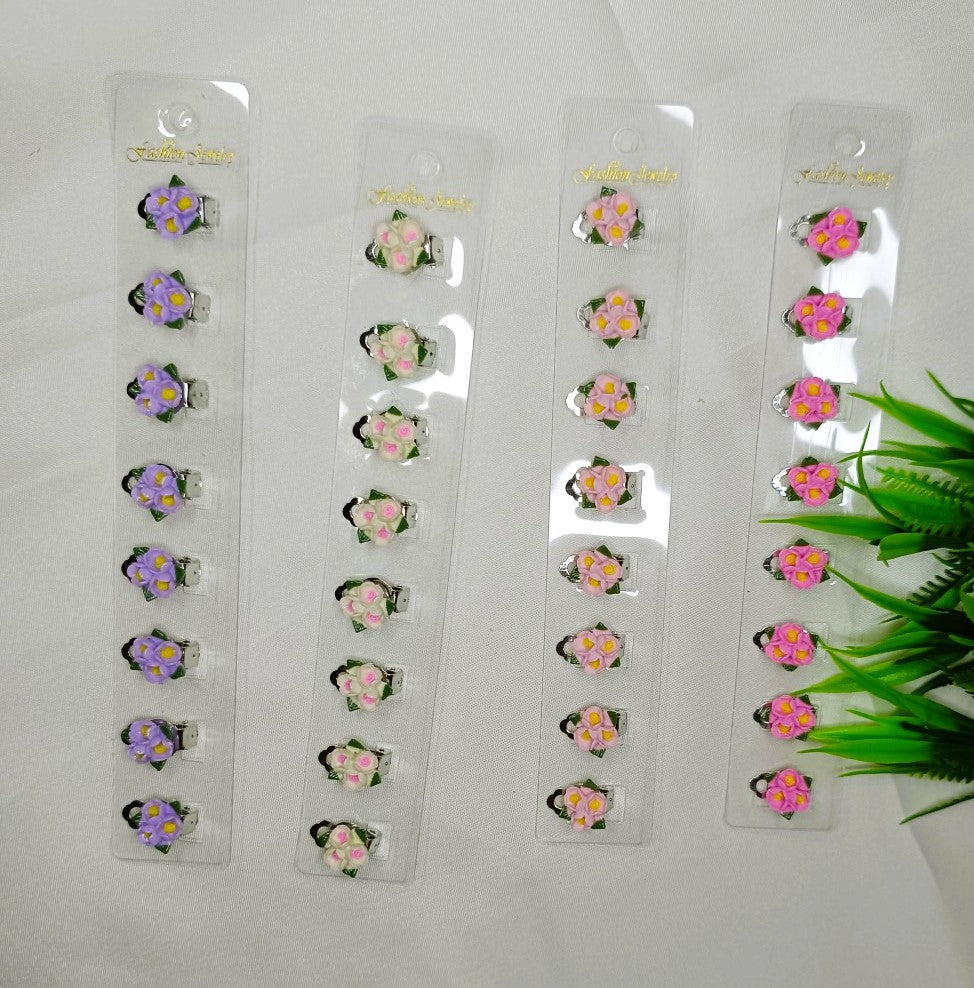 New trendy braid 8 small hair clips SS-24