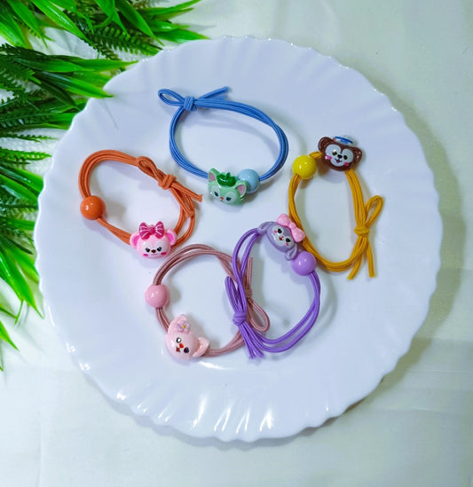 New kids kitty cartoon hair rubber bands SS-31