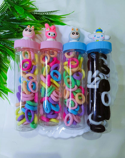 kids mini rubber bands bottle SS-32