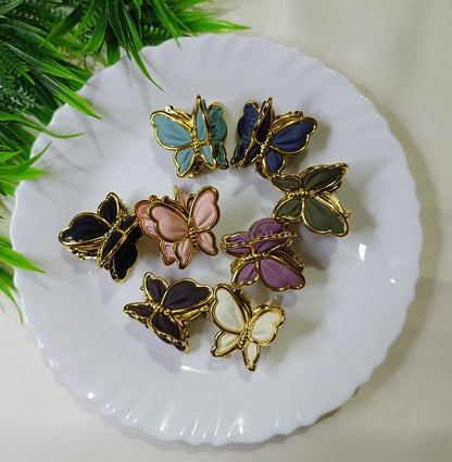 Korean style pastel shades butterfly hair claw clips SS-06