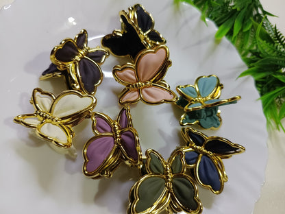 Korean style pastel shades butterfly hair claw clips SS-06