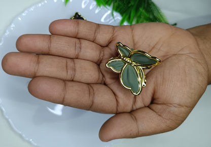 Korean style pastel shades butterfly hair claw clips SS-06