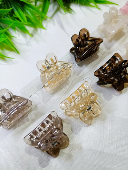 Glassy small hair claw clips SS-73