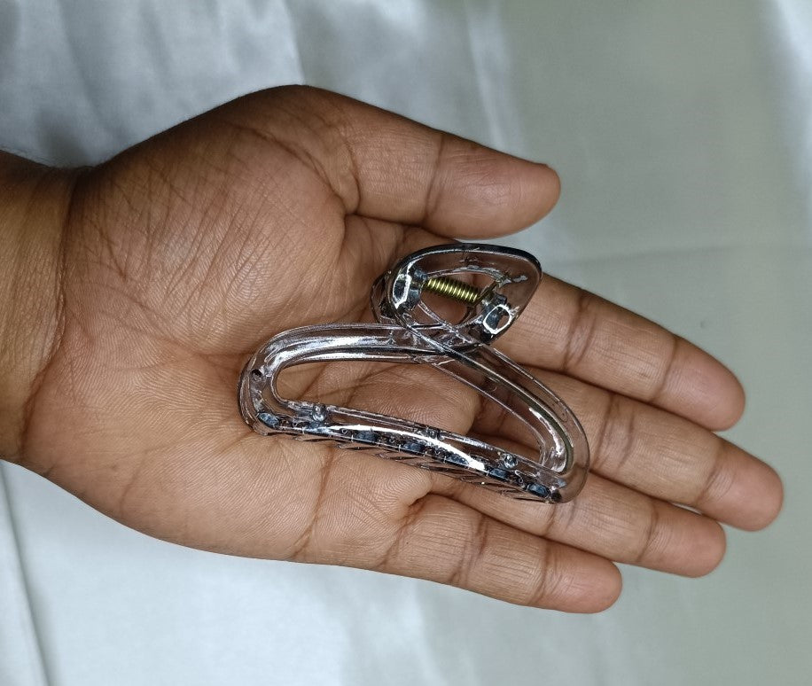 Elegant Transparent Long Hair Claw Clip SS-77