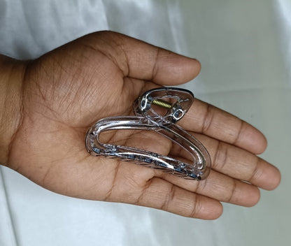 Elegant Transparent Long Hair Claw Clip SS-77