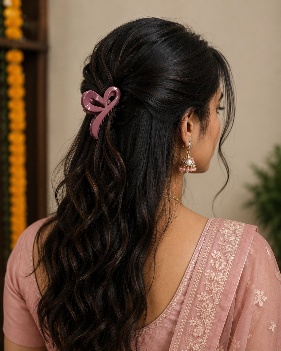 Elegant Glossy Bow Hair Claw Clip SS-80