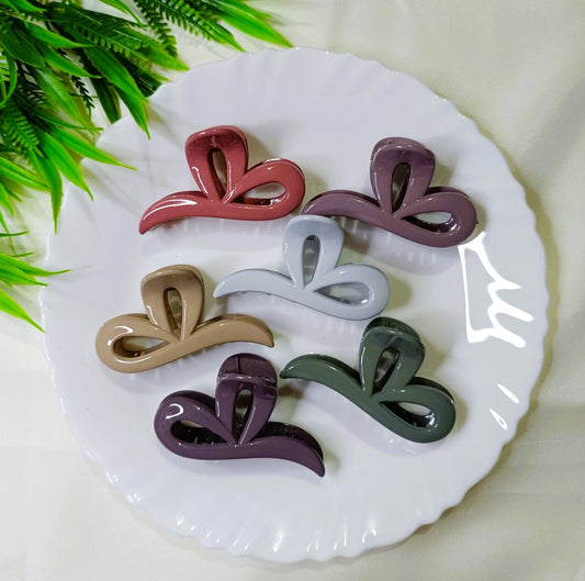 Elegant Glossy Bow Hair Claw Clip SS-80