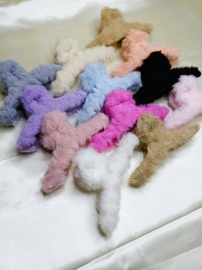 Fluffy Faux Fur Hair Claw Clip SS-82