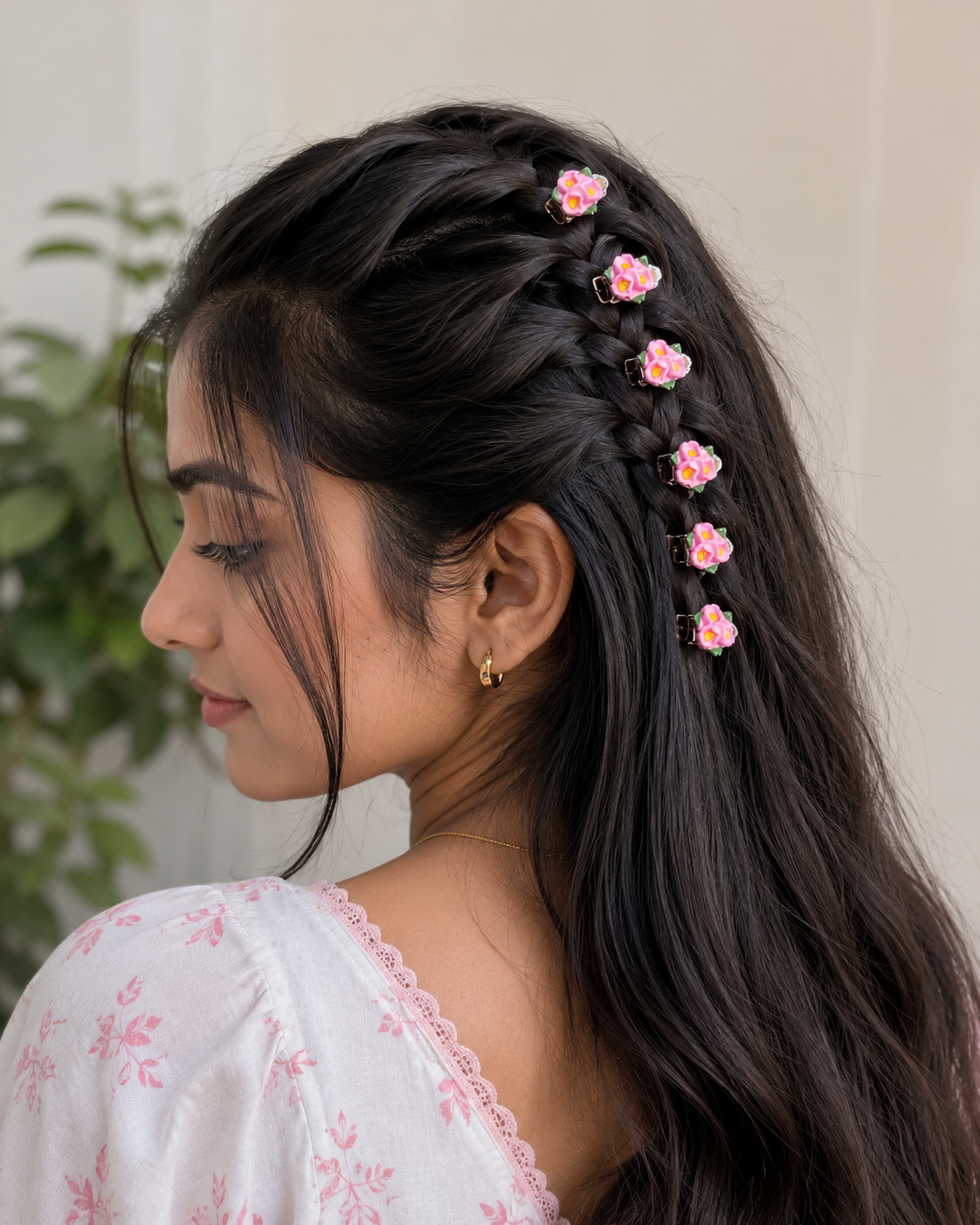 New trendy braid 8 small hair clips SS-24
