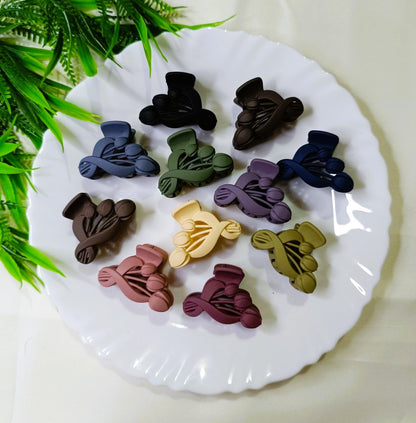 Elegant matte Tulip hair claw clips SS-09