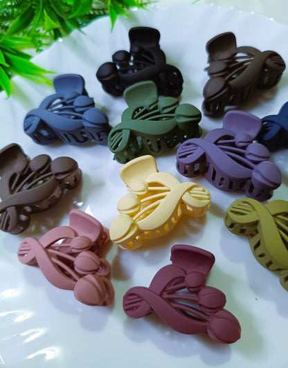 Elegant matte Tulip hair claw clips SS-09