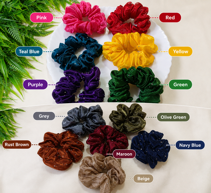 Trendy korean scrunchies SS-29