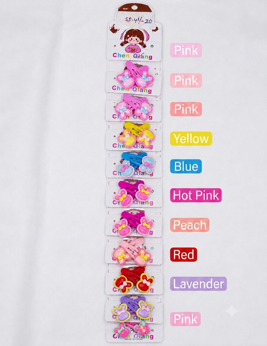 Trendy Cartoon Hair tic tac pins for Girls SS-41