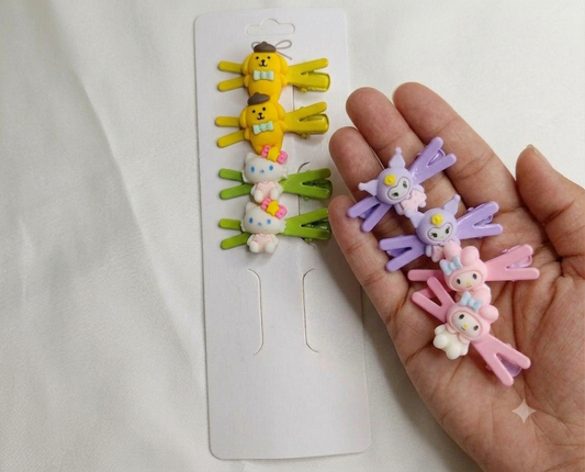 Cute Cartoon Character Snap Hair Clips – Pack of 2 SS-37